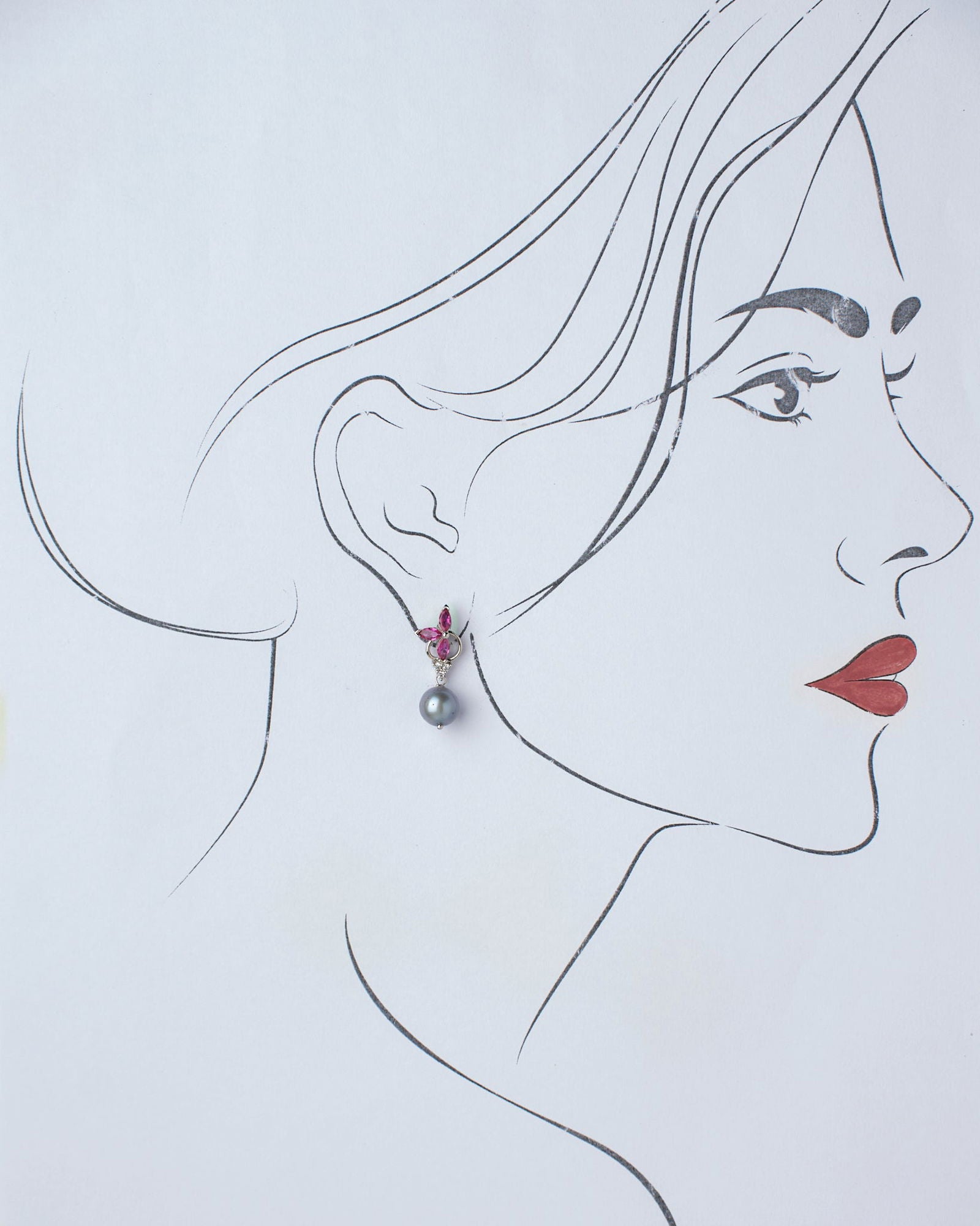 Bloomy Dewdrops Pearl Earring - Chandrani Pearls