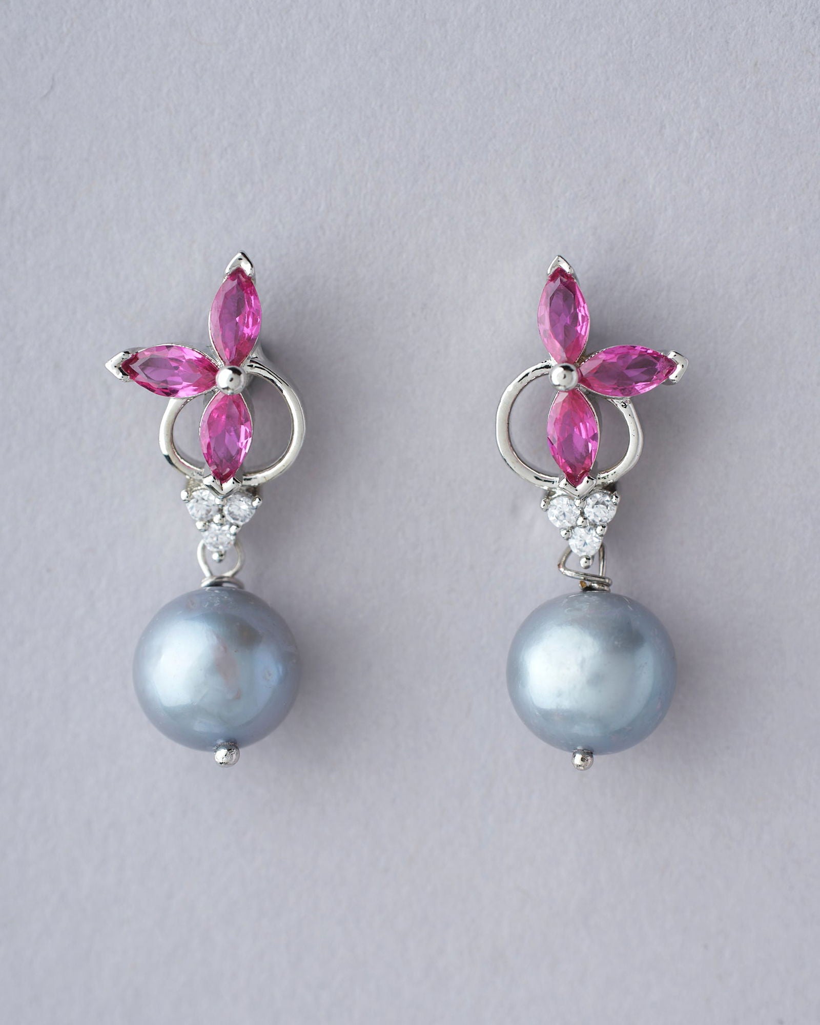 Bloomy Dewdrops Pearl Earring - Chandrani Pearls