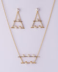 Boat Shaped Real Pearl Pendant Set - Chandrani Pearls