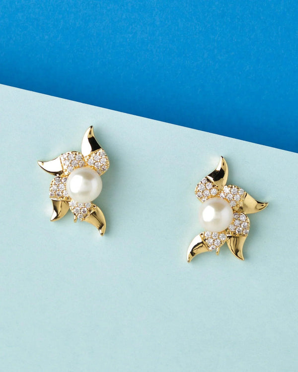 Bold Dawnbreakers Pearl Studded Earring - Chandrani Pearls