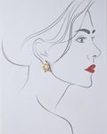 Bold Dawnbreakers Pearl Studded Earring - Chandrani Pearls