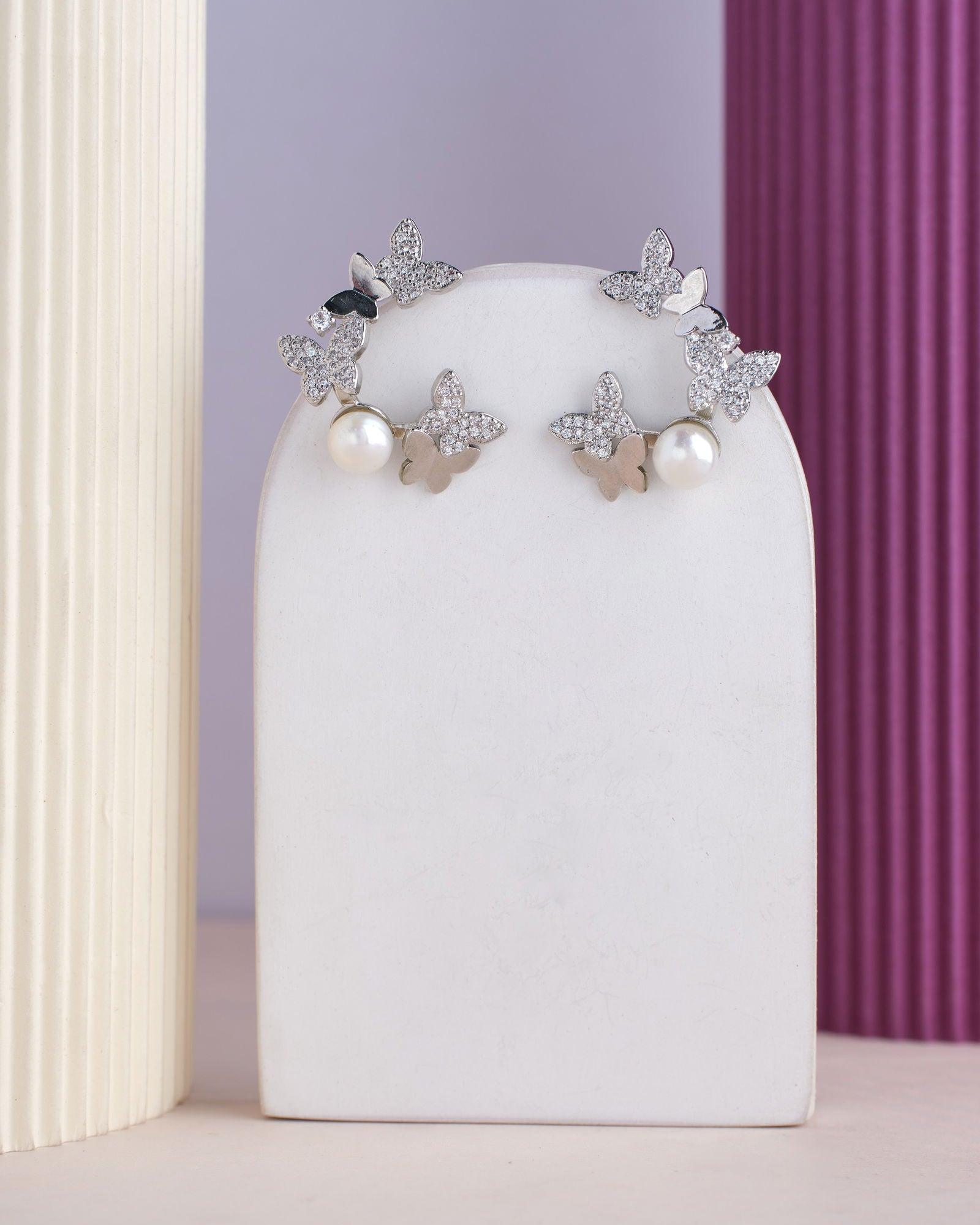 Butterfly Cute Earring - Chandrani Pearls