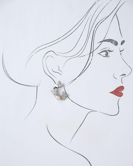 Butterfly Cute Earring - Chandrani Pearls