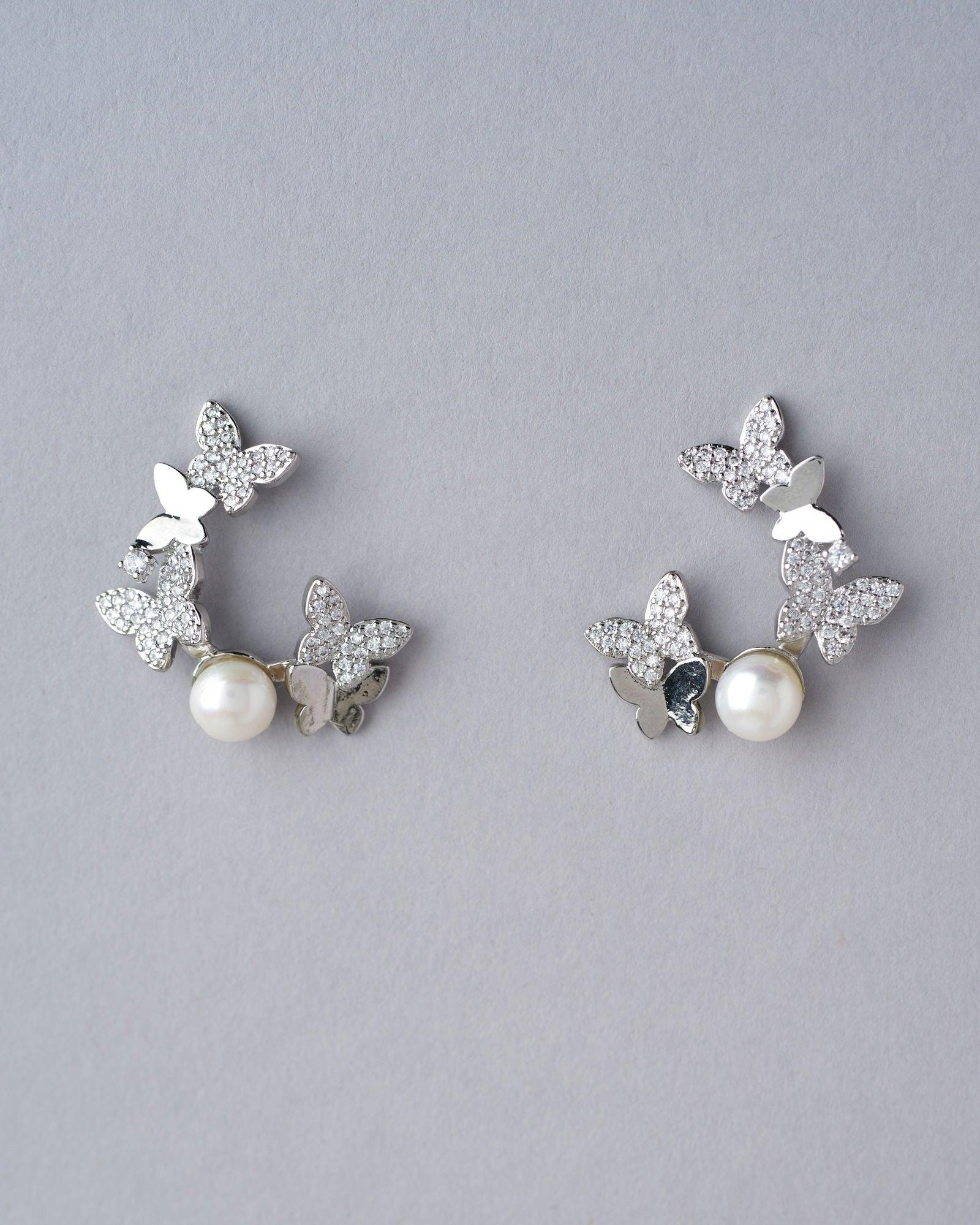 Butterfly Cute Earring - Chandrani Pearls