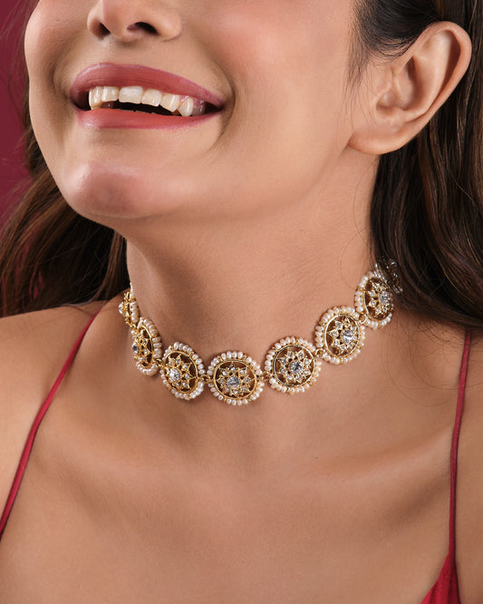 Ravishing CZ Studded Choker