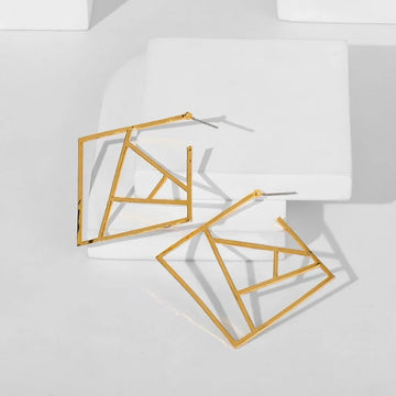 Caged Curiosity Earrings - Bold N' Italic