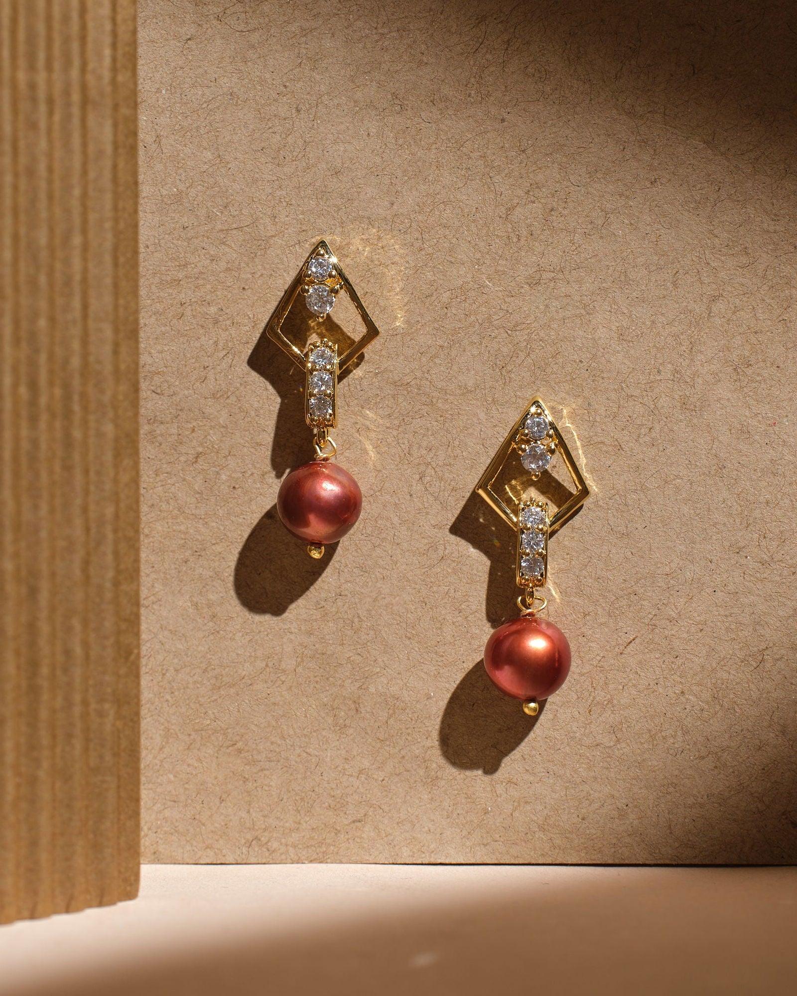 Cascading Chic Pearl Drop Earring - Chandrani Pearls