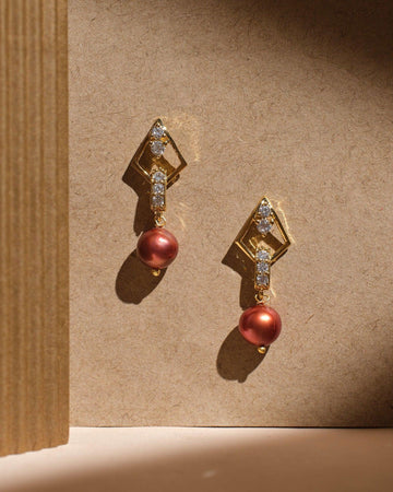 Cascading Chic Pearl Drop Earring - Chandrani Pearls