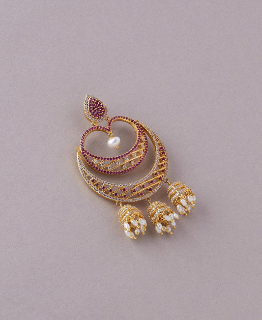 Chandbali And Pearl Jhumka - Chandrani Pearls