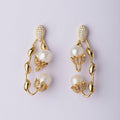 Chandbali And Pearl Jhumka - Chandrani Pearls