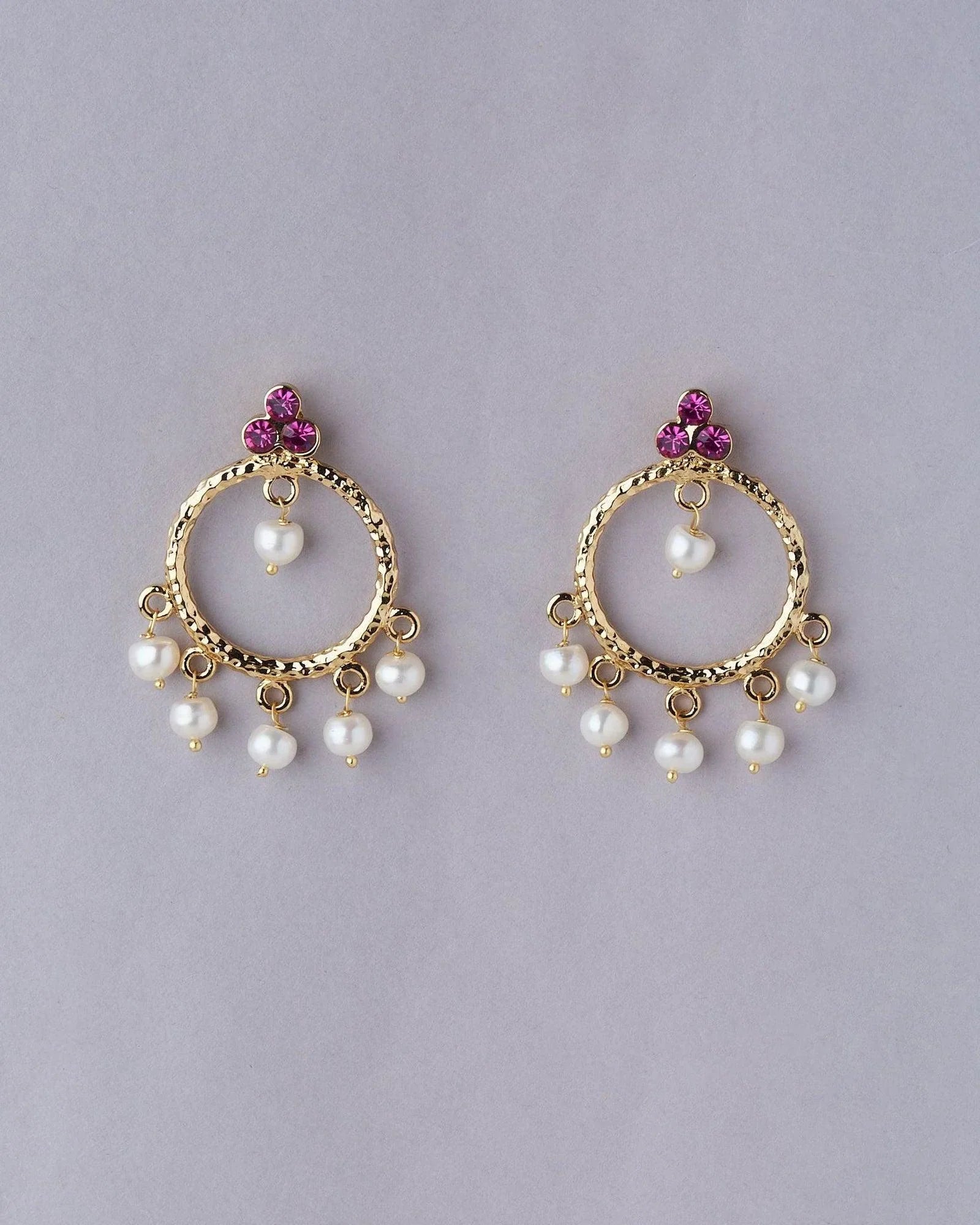 Pearl Hanging Earrings Chandrani Pearls Earring Chandrani Pearl