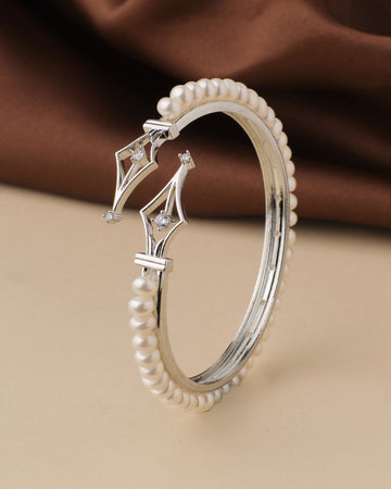 Classic Pearl  Bangle - Chandrani Pearls