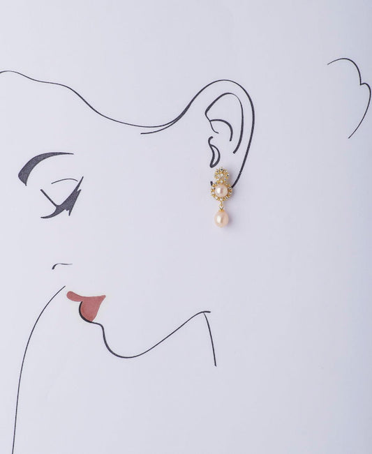 Classic Pearl Hanging Earring - Chandrani Pearls