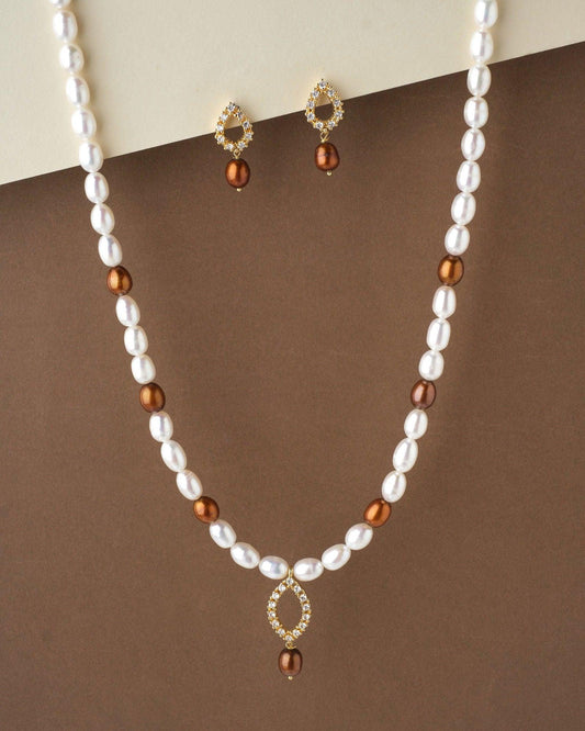 Classic Pearl Necklace Set - Chandrani Pearls