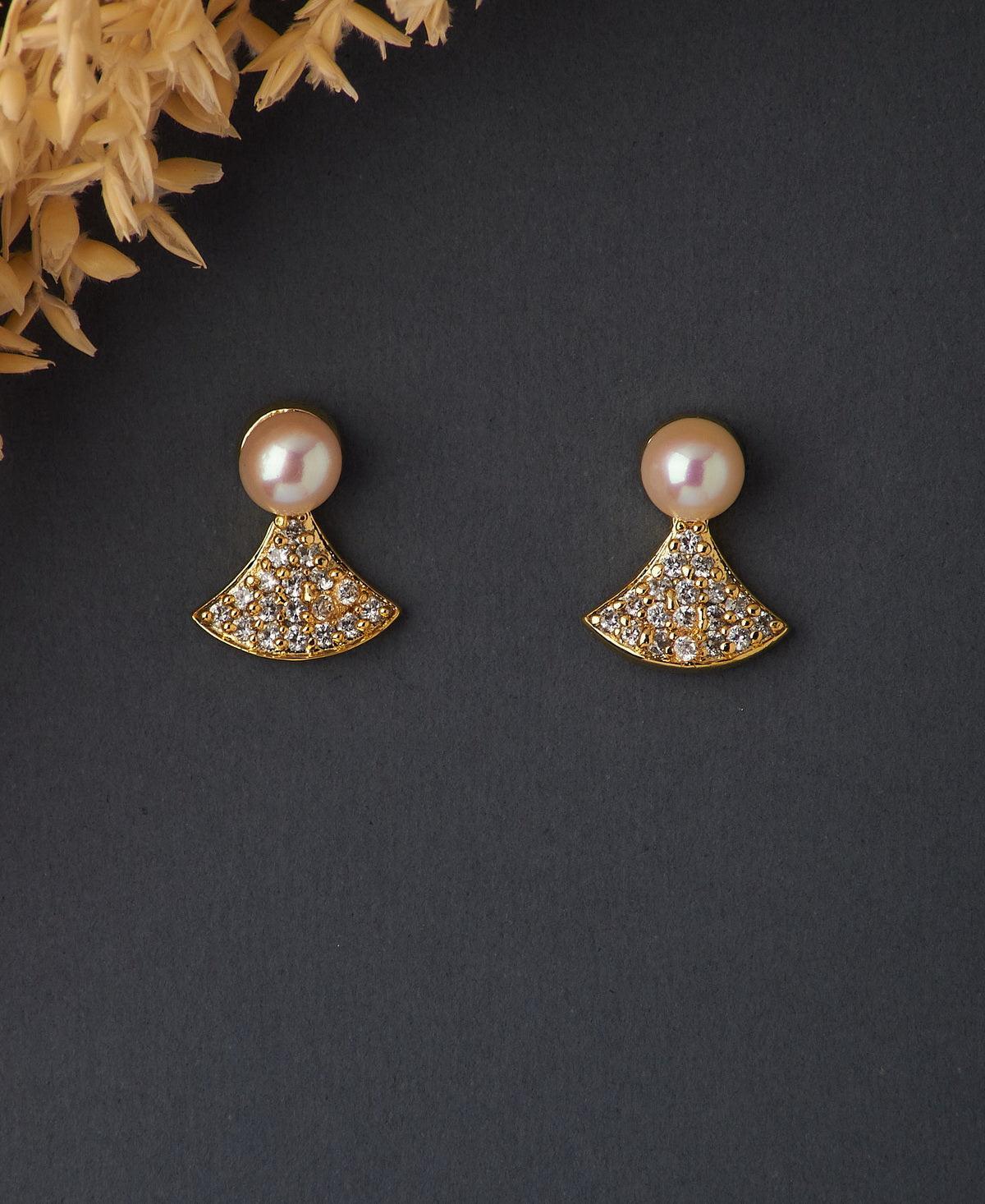 Classic Pearl Stud Earring - Chandrani Pearls