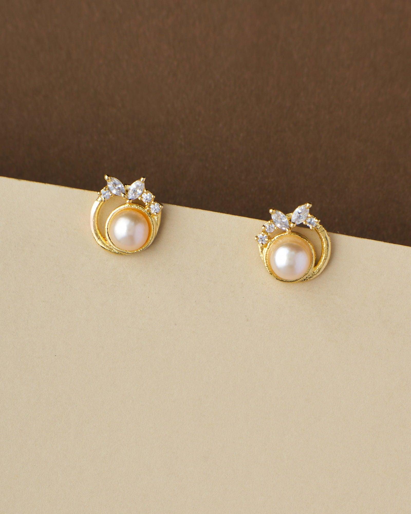 Classic Pearl Stud Earring - Chandrani Pearls