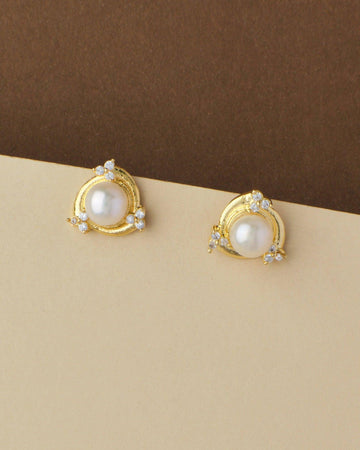 Classic Pearl Stud Earring - Chandrani Pearls