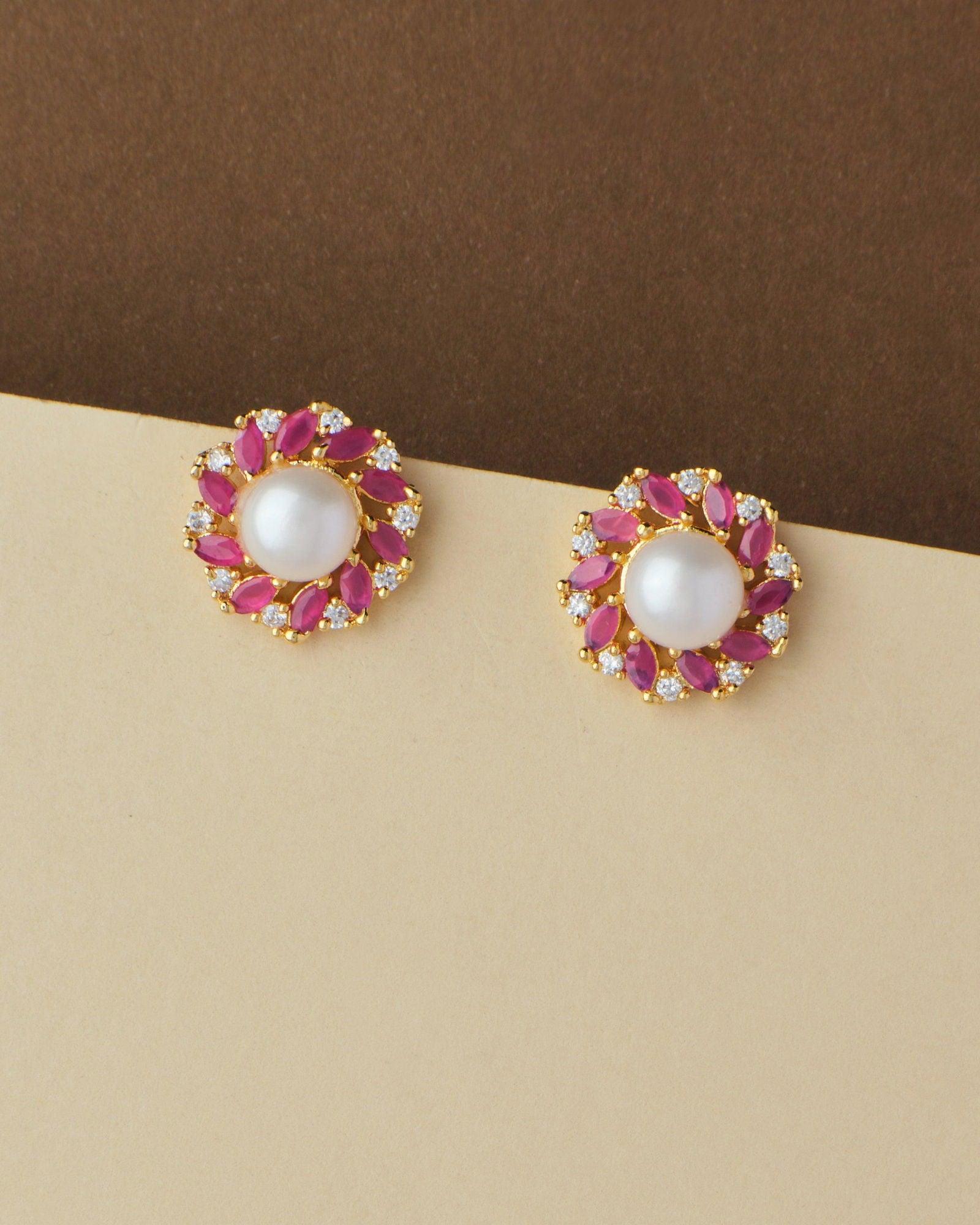 Classic Pearl Stud Earring - Chandrani Pearls