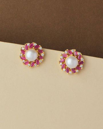 Classic Pearl Stud Earring - Chandrani Pearls