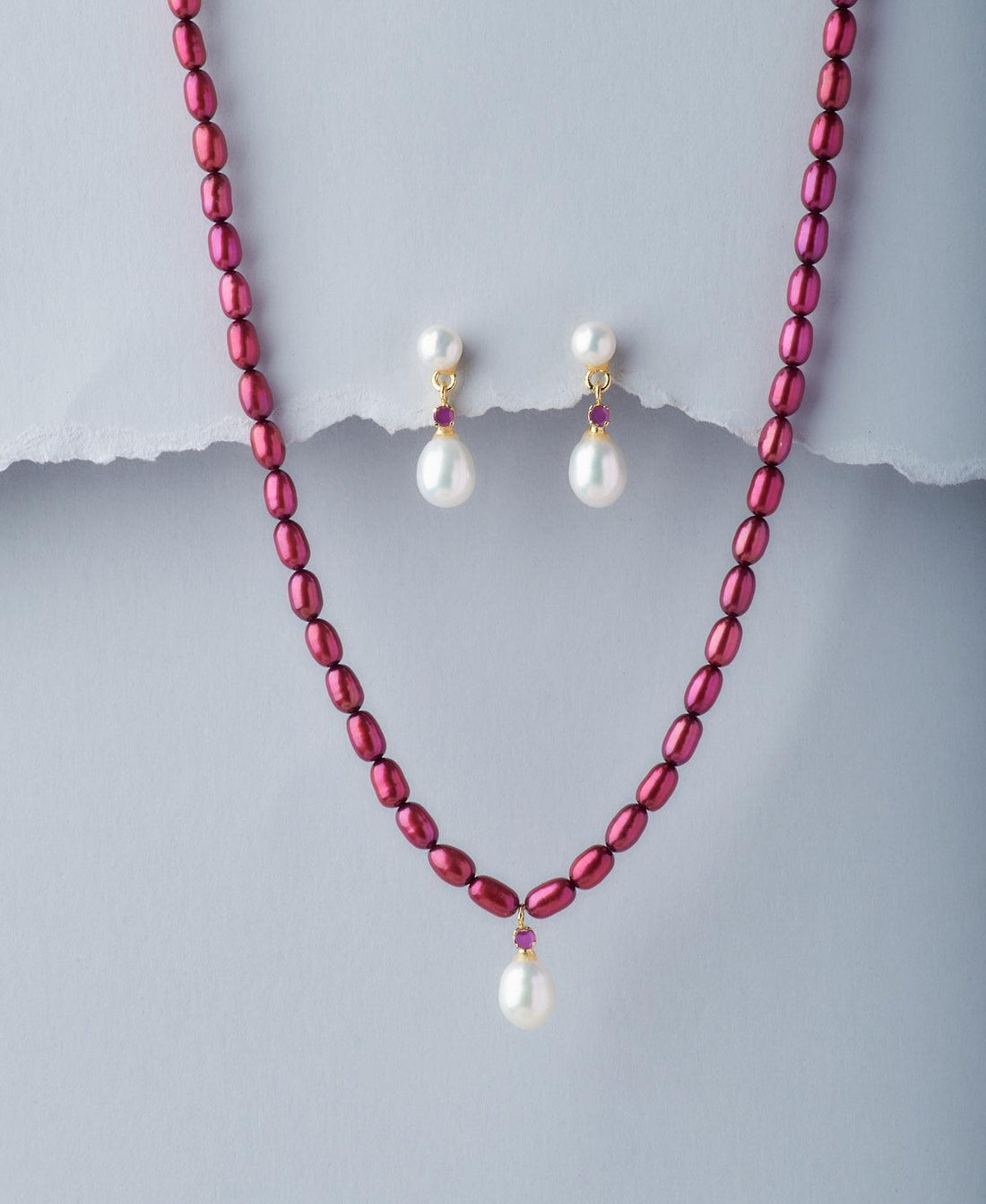 Classic Real Pearl Necklace Set - Chandrani Pearls