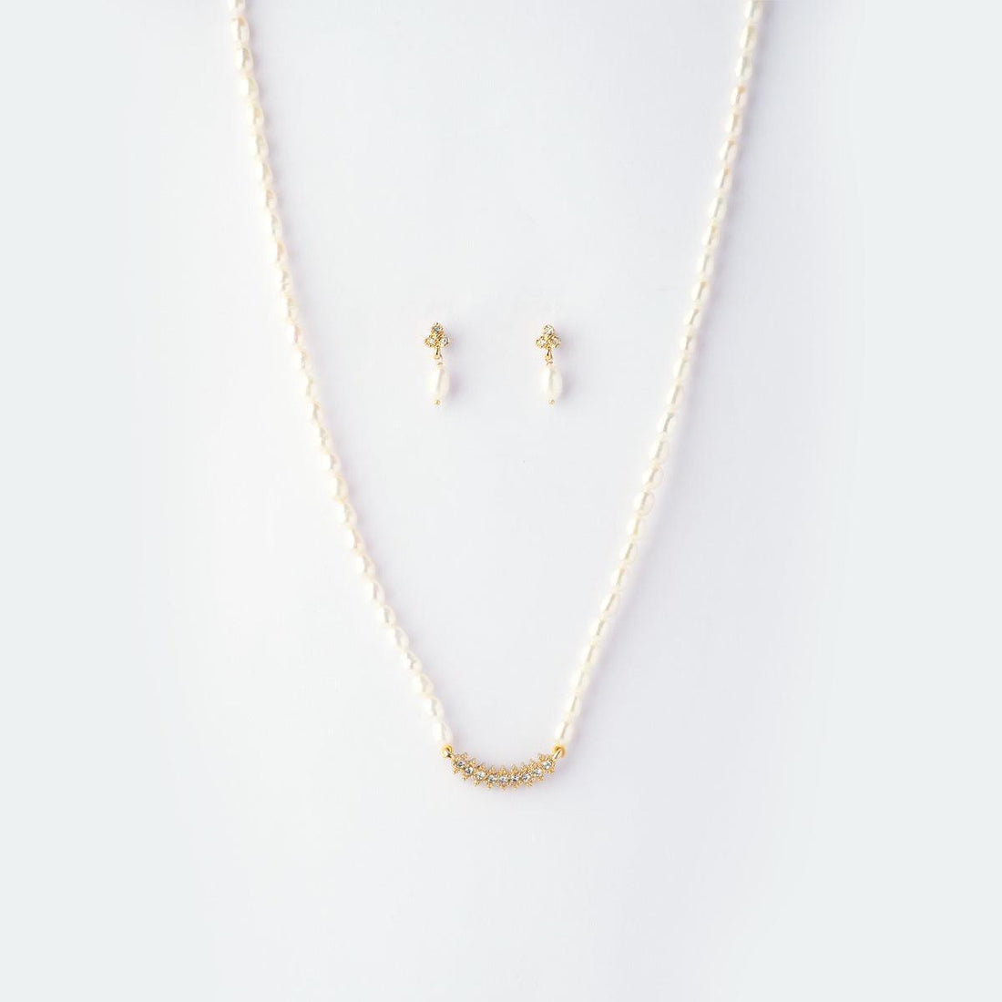 Classic Real Pearl Necklace Set - Chandrani Pearls