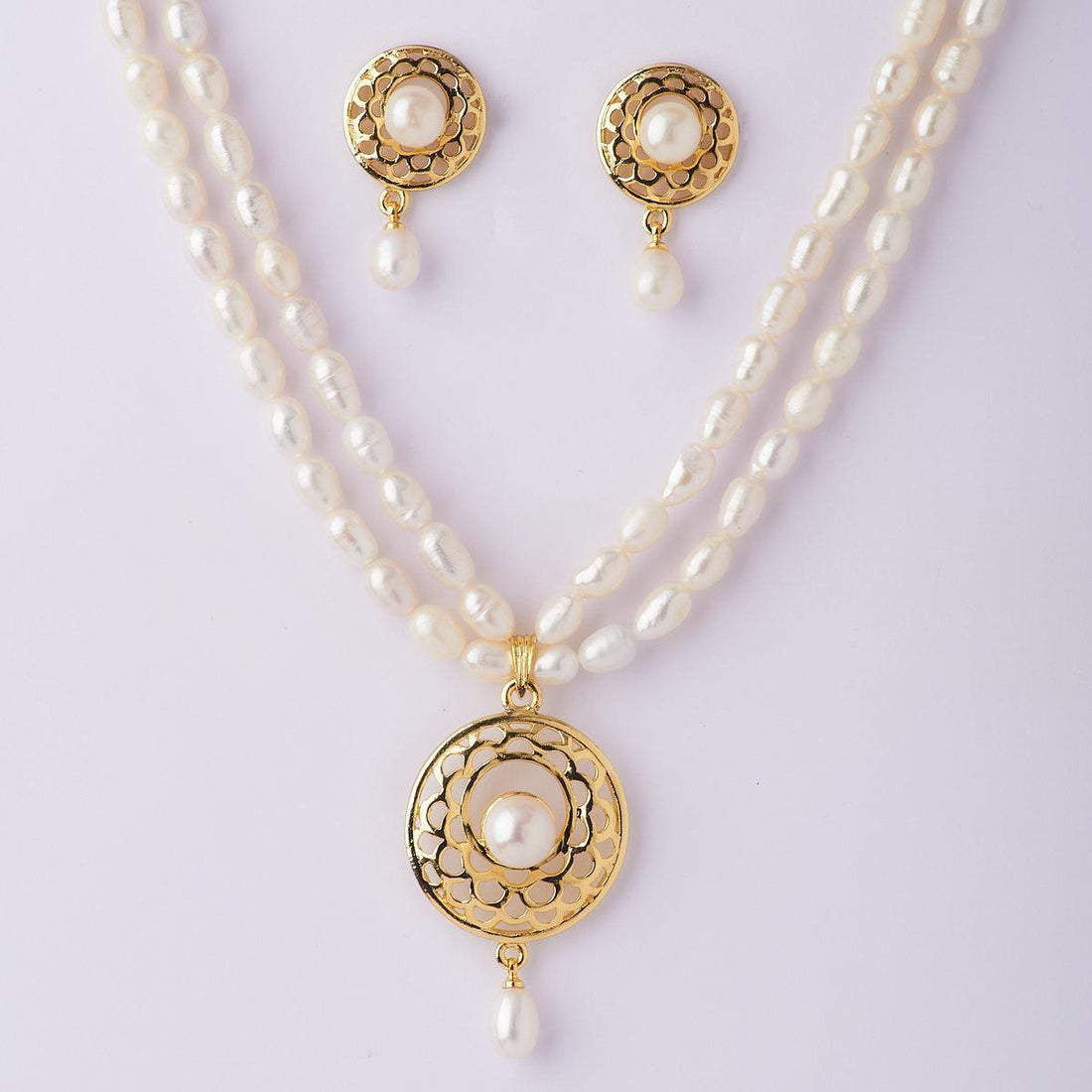 Classic Real Pearl Necklace Set - Chandrani Pearls