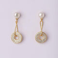 Classy Hanging Pearl Earring - Chandrani Pearls