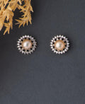 Classy Pink Pearl Stud Earring - Chandrani Pearls