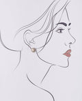 Classy Pink Pearl Stud Earring - Chandrani Pearls