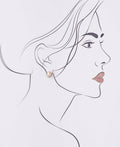 Classy Pink Stud Pearl Earring - Chandrani Pearls