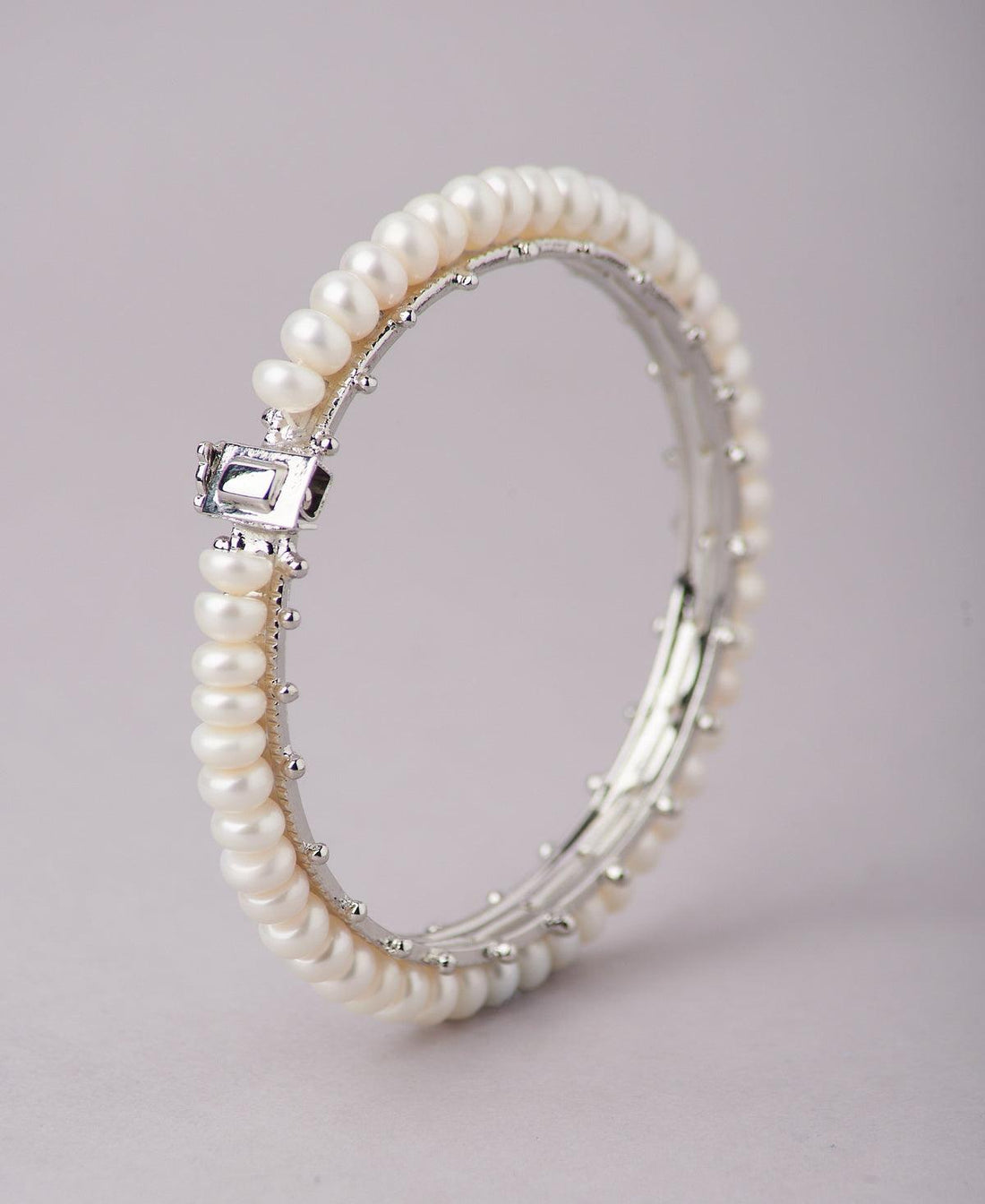 Classy Real Pearl Bangle - Chandrani Pearls