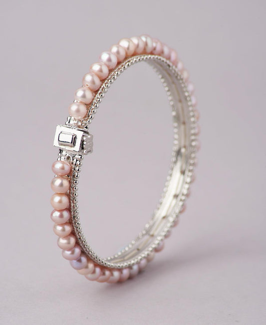 Classy Real Pearl Bangle - Chandrani Pearls