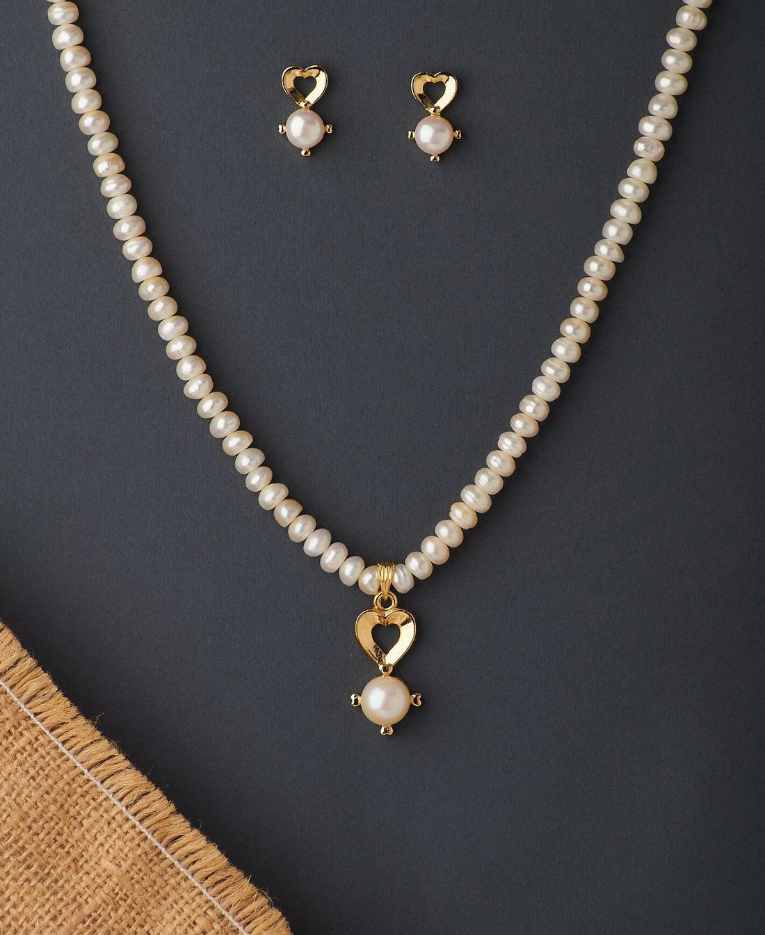 Classy Real Pearl Necklace Set - Chandrani Pearls