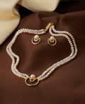 Classy Real Pearl Necklace Set - Chandrani Pearls