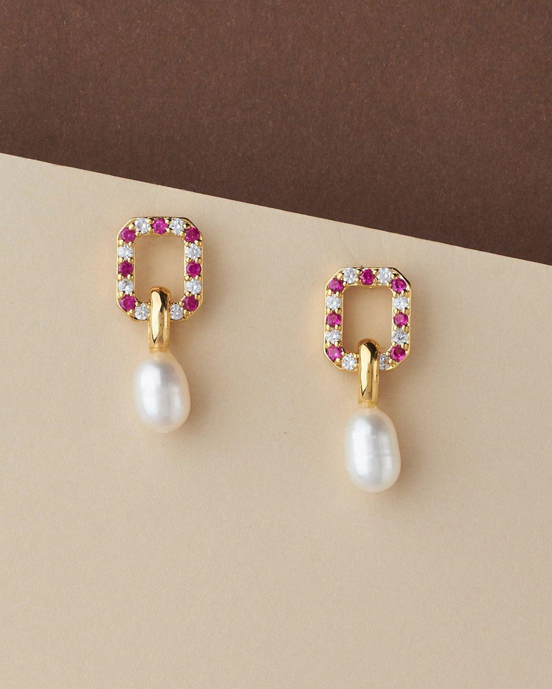 Classy & Simple Hang Pearl Earring - Chandrani Pearls