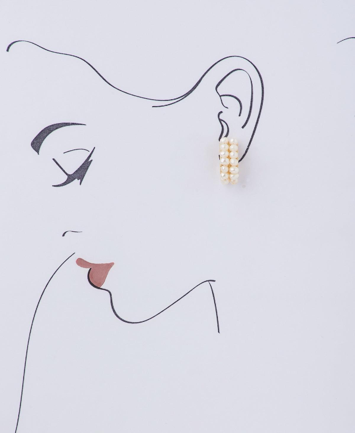 Classy & Simple Stud Pearl Earring - Chandrani Pearls