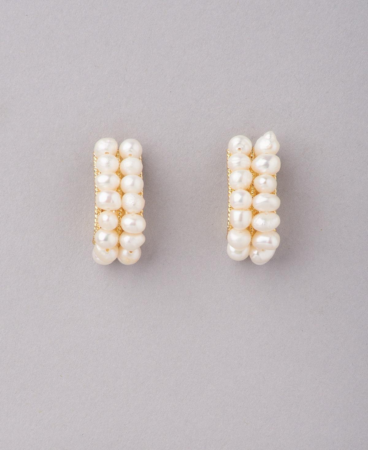 Classy & Simple Stud Pearl Earring - Chandrani Pearls