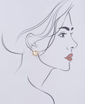 Classy White Pearl Stud Earring - Chandrani Pearls