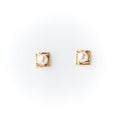 Classy White Stud Earrings - Chandrani Pearls