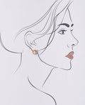 Classy White Stud Pearl Earring - Chandrani Pearls
