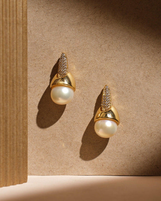 Claws Of Destiny Pearl Stud Earring - Chandrani Pearls