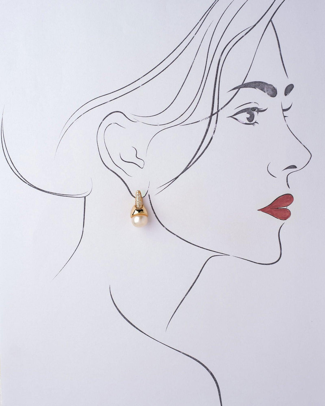 Claws Of Destiny Pearl Stud Earring - Chandrani Pearls