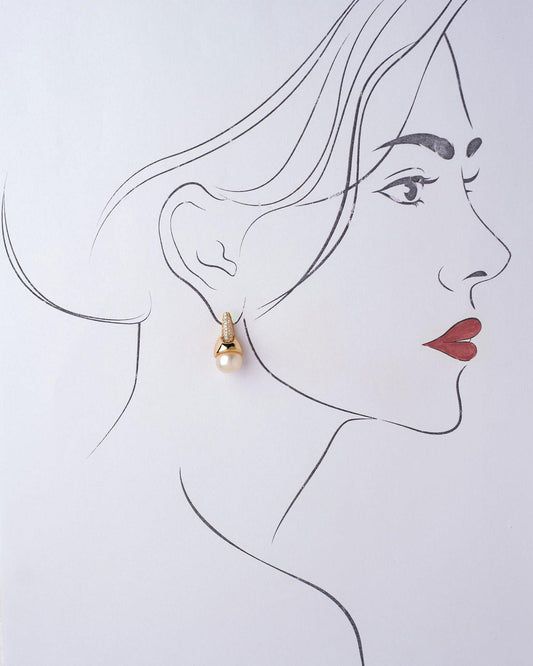 Claws Of Destiny Pearl Stud Earring - Chandrani Pearls