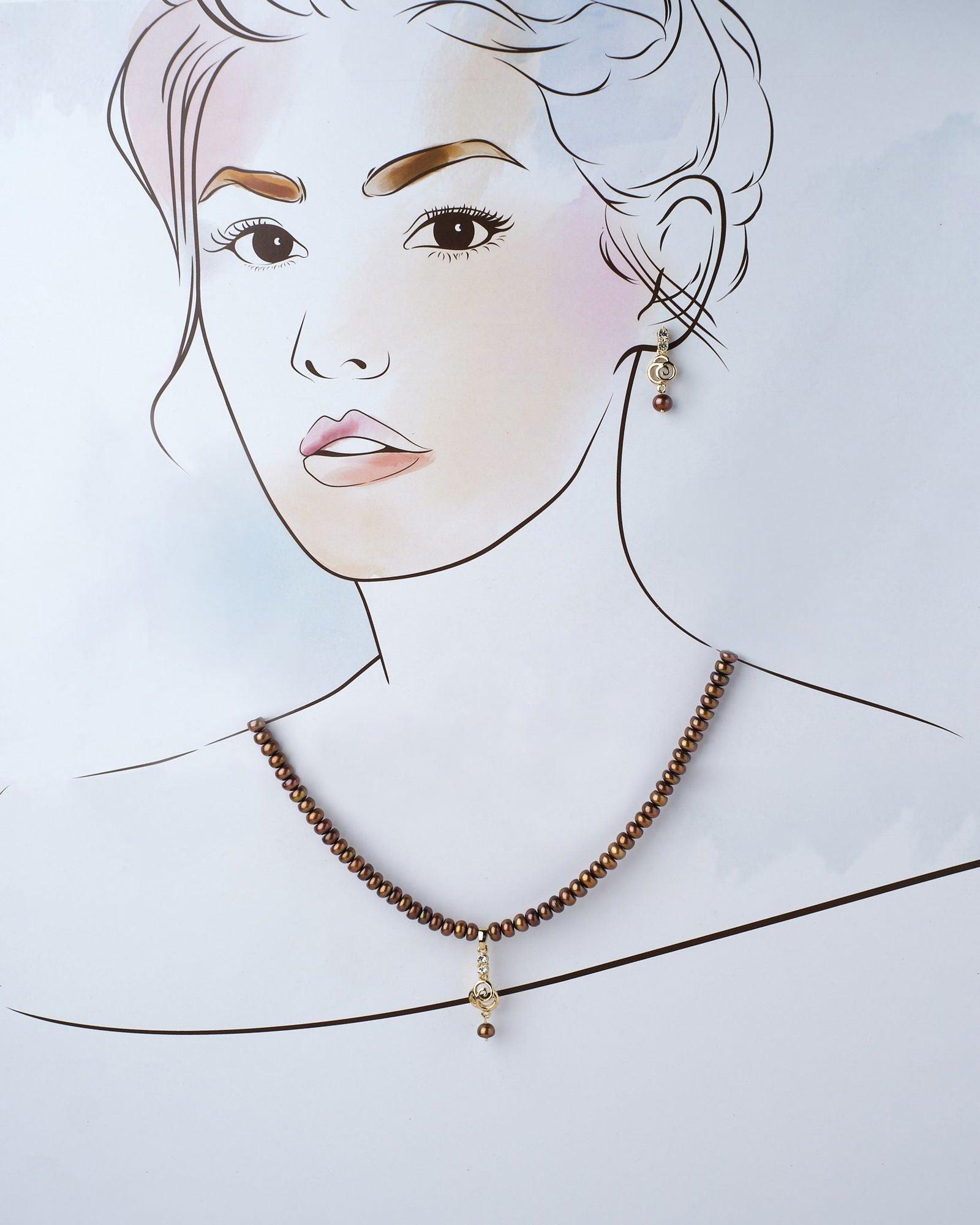 Crash A Party Pearl Necklace Set - Chandrani Pearls