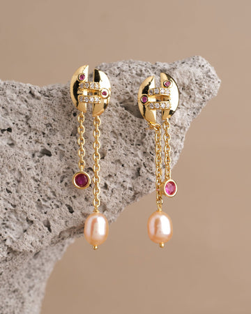 Dazzling Celebration Of Elegance Pearl Earring - Chandrani Pearls