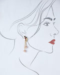 Dazzling Hang Earring - Chandrani Pearls