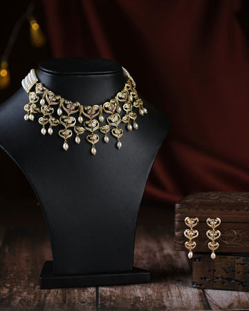 Dazzling Pearl Necklace Set - Chandrani Pearls