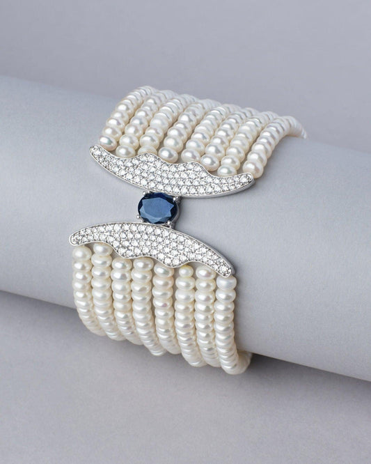 Deepa's Pearl Symphony Bracelet - Chandrani Pearls