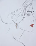 Delicate Snowflake Drop Pearl Earrings - Chandrani Pearls