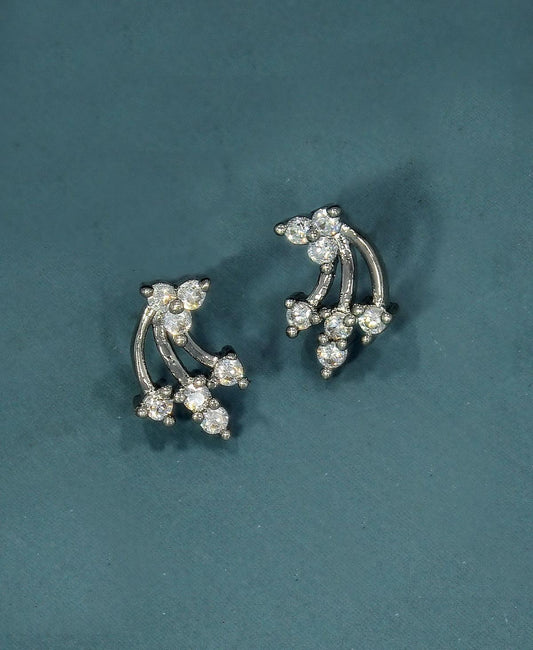 Delicate Stone Studded Earring - Chandrani Pearls